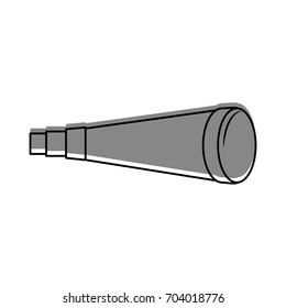 telescope device isolated icon