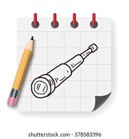 telescope doodle