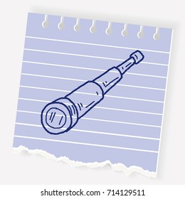 telescope doodle
