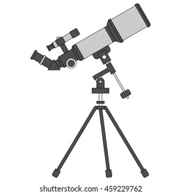 Telescope. EPS10, RGB.