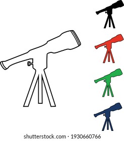 Telescope Figures in different colours