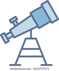Teleskopfülltes Blautonsymbol