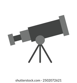 Telescope Flat Icon Design For Personal nad Commercial Use