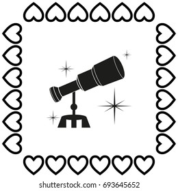 Telescope icon