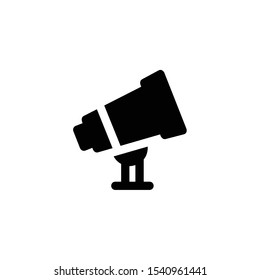 Telescope Icon , Astronomy Logo, Space Symbol .