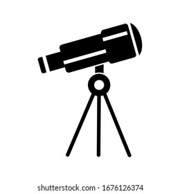 telescope icon collection, trendy style
