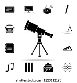 telescope icon. Education icons universal set for web and mobile