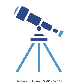 Telescope Icon Element For Design