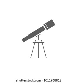 telescope icon. Element of education icon. Premium quality graphic design icon. Signs, outline symbols collection icon for websites, web design, mobile app on white background