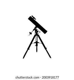 Telescope icon. Flat vector illustrator