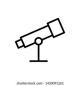 Telescope icon illustration isolated vector sign symbol