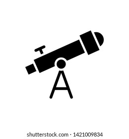 Telescope icon illustration isolated vector sign symbol
