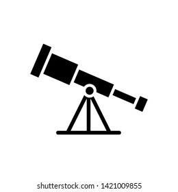 Telescope icon illustration isolated vector sign symbol