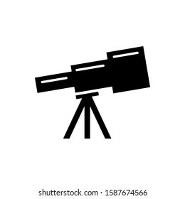 Telescope icon illustration isolated vector sign symbol.