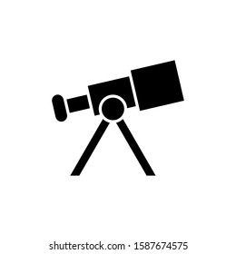 Telescope icon illustration isolated vector sign symbol.