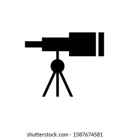 Telescope icon illustration isolated vector sign symbol.