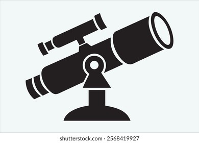 Telescope icon illustration isolated vector sign symbol design