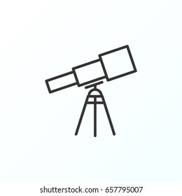 Telescope icon illustration isolated vector sign symbol
