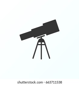 Telescope icon illustration isolated vector sign symbol