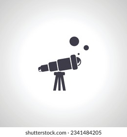 Teleskop-Symbol. Teleskop-Symbol