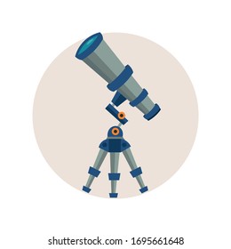 Telescope icon. isolated design element