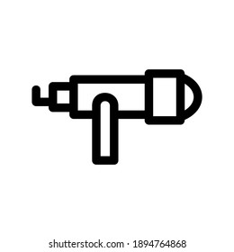 telescope icon or logo isolated sign symbol vector illustration - high quality black style vector icons
