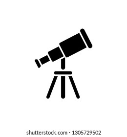 telescope icon logo template