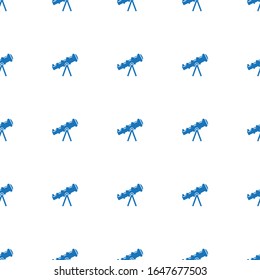 telescope icon pattern seamless isolated on white background. Editable filled telescope icon. telescope icon pattern for web and mobile.