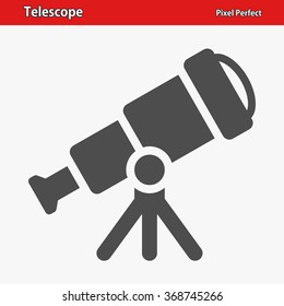 Telescope Icon. Professional, pixel perfect icons optimized for both large and small resolutions. EPS 8 format.