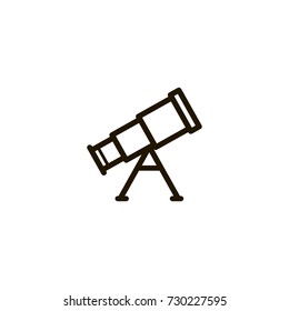 telescope icon. sign design