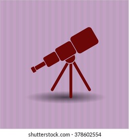 Icono o símbolo del telescopio