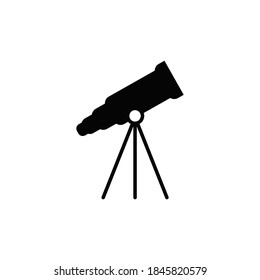 telescope icon template, vector illustration