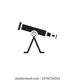 Telescope Icon Thin line art collection