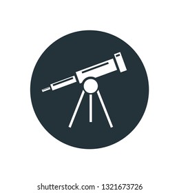 Telescope icon vector