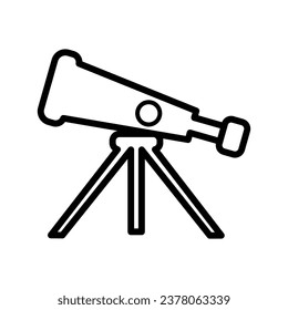 Telescope  icon vector design illustration