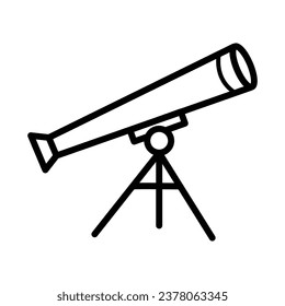 Telescope  icon vector design illustration