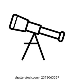 Telescope  icon vector design illustration