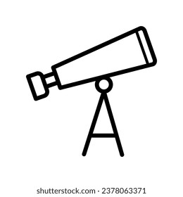 Telescope  icon vector design illustration