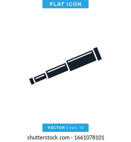 Telescope Icon Vector Design Template