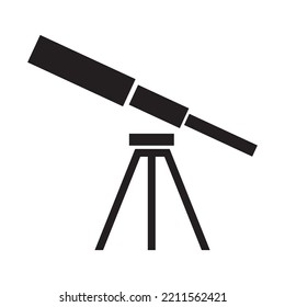 Telescope icon vector design template