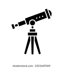 Teleskopsymbol, Vektordesign-Vorlage auf weißem Hintergrund