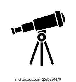 telescope icon vector design template simple and clean