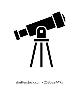 telescope icon vector design template simple and clean