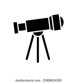 telescope icon vector design template simple and clean