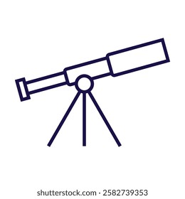 telescope icon vector design templates