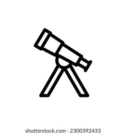 telescope icon vector design trendy