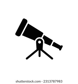 Telescope icon vector design trendy