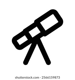 telescope icon vector design trendy isolated on background