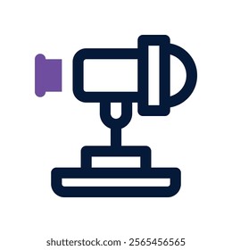 telescope icon. vector dual tone icon for your website, mobile, presentation, and logo design.