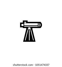 Telescope icon. Vector telescope illustration
